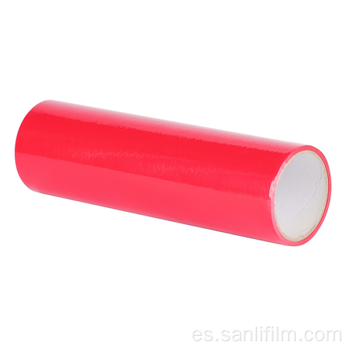 Película protectora para techos o revestimientos de paredes